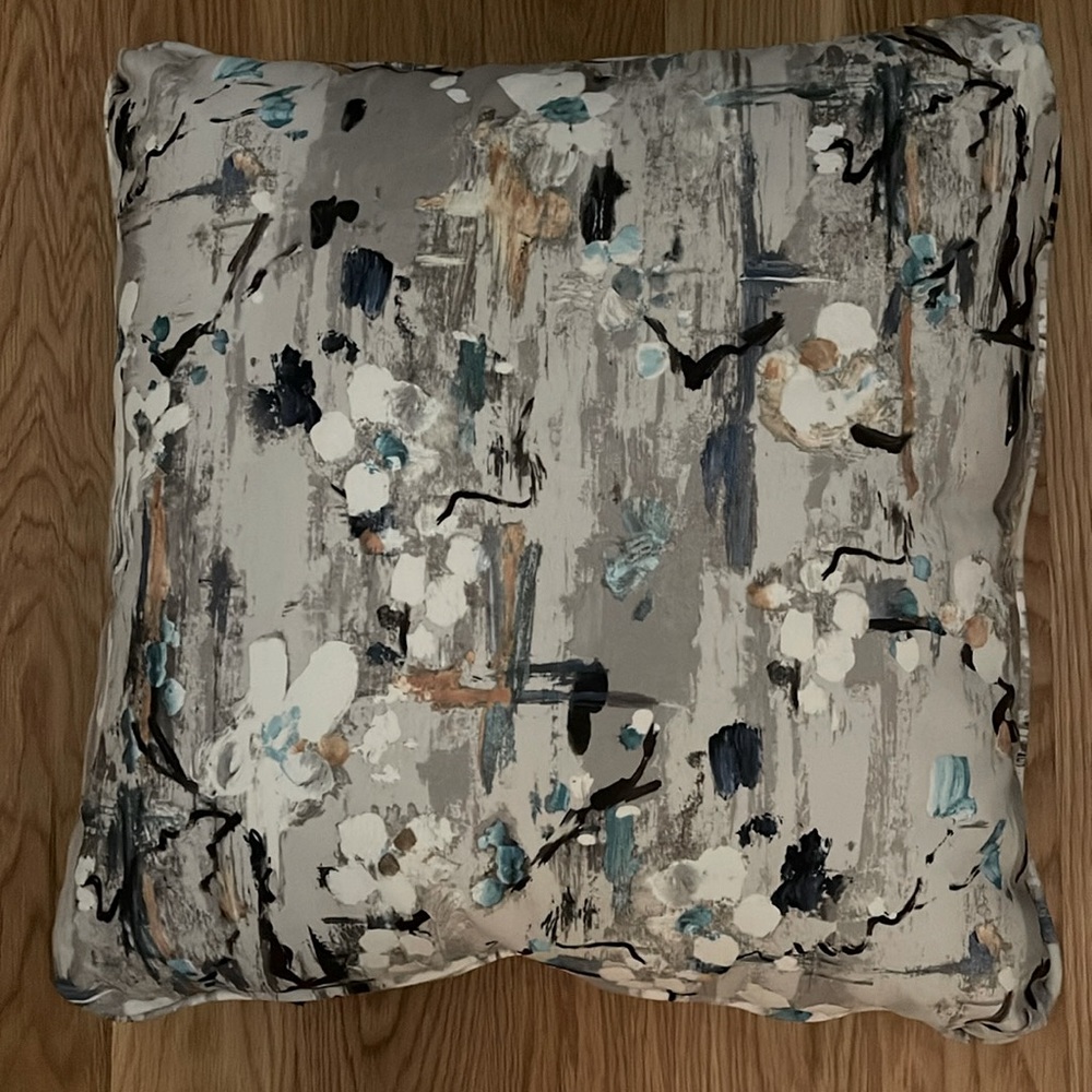 2 brand new multi color couch pillows